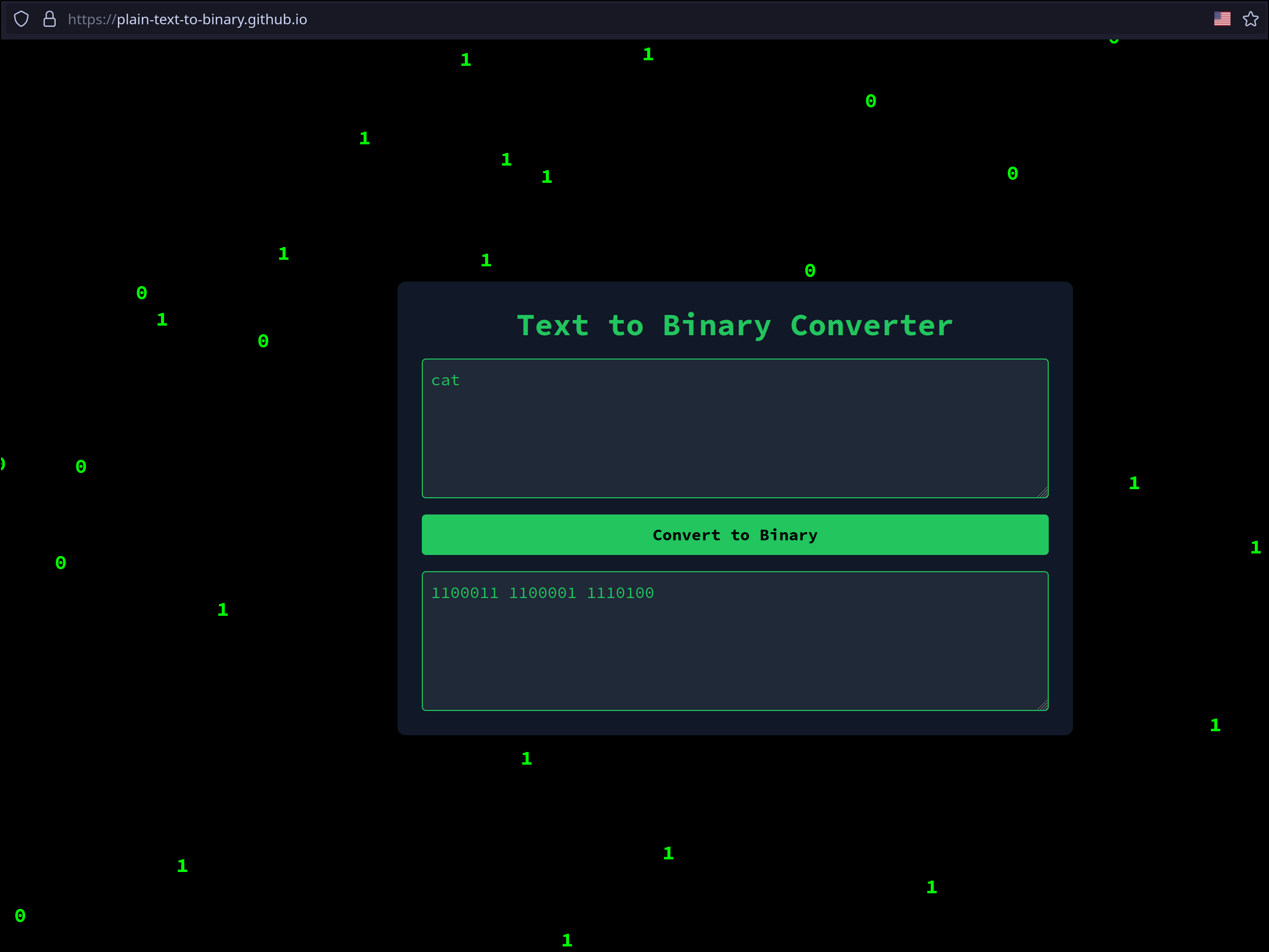 Binary Converter Screenshot 1